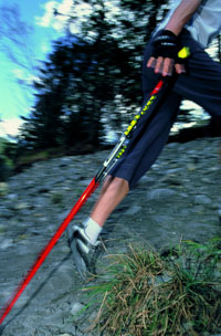 The technique of Nordic Walking and Hill Walking