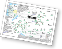 <em>Downloadable Peak Baggers Map you can Print or Save to your Phone detailing the The Berwyns area of Snowdonia</em>