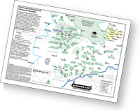 <em>Downloadable Peak Baggers Map you can Print or Save to your Phone detailing the The Yorkshire Dales</em>