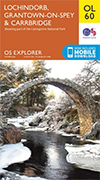 Walks on Ordnance Survey Explorer Map OL60 Lochindorb, Grantown-on-Spey & Carrbridge