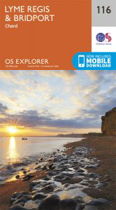 Walks on Ordnance Survey Explorer Map 116 Lyme Regis & Bridport