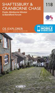 Walks on Ordnance Survey Explorer Map 118 Shaftesbury & Cranborne Chase