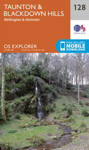 Walks on Ordnance Survey Explorer Map 128 Taunton & Blackdown Hills