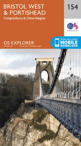 Walks on Ordnance Survey Explorer Map 154 Bristol West & Portishead