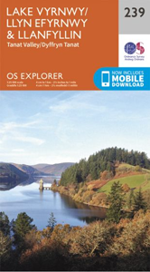 Walks on Ordnance Survey Explorer Map 239 Lake Vyrnwy & Llanfyllin