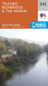 Walks on Ordnance Survey Explorer Map 242 Telford, Ironbridge & The Wrekin