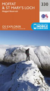 Walks on Ordnance Survey Explorer Map 330 Moffat & St Mary’s Loch