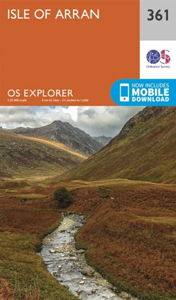 Walks on Ordnance Survey Explorer Map 361 Isle of Arran