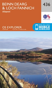 Walks on Ordnance Survey Explorer Map 436 Beinn Dearg & Loch Fannich