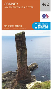 Walks on Ordnance Survey Explorer Map 462 Orkney - Hoy, South Walls & Flotta