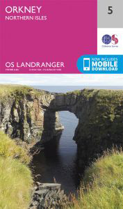 Walks on Ordnance Survey Landranger Map 5 Orkney - Northern Isles