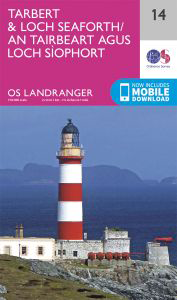 Walks on Ordnance Survey Landranger Map 14 Tarbert & Loch Seaforth