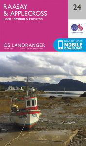 Walks on Ordnance Survey Landranger Map 24 Raasay & Applecross, Loch Torridon & Plockton