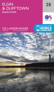 Walks on Ordnance Survey Landranger Map 28 Elgin, Dufftown & surrounding area