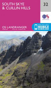 Walks on Ordnance Survey Landranger Map 32 South Skye & Cuillin Hills