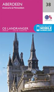 Walks on Ordnance Survey Landranger Map 38 Aberdeen, Inverurie & Pitmedden