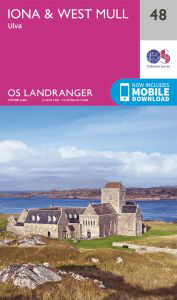 Walks on Ordnance Survey Landranger Map 48 Iona & West Mull, Ulva