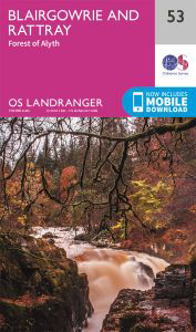 Walks on Ordnance Survey Landranger Map 53 Blairgowrie & Forest of Blyth