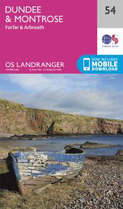 Walks on Ordnance Survey Landranger Map 54 Dundee & Montrose, Forfar & Arbroath