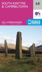 Walks on Ordnance Survey Landranger Map 68 South Kintyre & Campbeltown