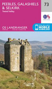 Walks on Ordnance Survey Landranger Map 73 Peebles, Galashiels & Selkirk, Tweed Valley