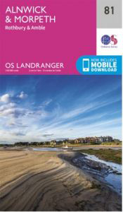 Walks on Ordnance Survey Landranger Map 81 Alnwick & Morpeth, Rothbury & Amble