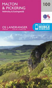 Walks on Ordnance Survey Landranger Map 100 Malton & Pickering, Helmsley & Easingwold