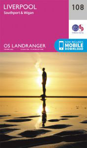 Walks on Ordnance Survey Landranger Map 108 Liverpool, Southport & Wigan