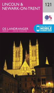 Walks on Ordnance Survey Landranger Map 121 Lincoln & Newark-on-Trent