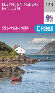 Walks on Ordnance Survey Landranger Map 123 Lleyn Peninsula