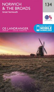 Walks on Ordnance Survey Landranger Map 134 Norwich & The Broads, Great Yarmouth