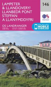 Walks on Ordnance Survey Landranger Map 146 Lampeter & Llandovery