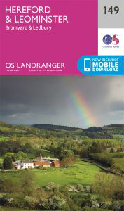 Walks on Ordnance Survey Landranger Map 149 Hereford & Leominster, Bromyard & Ledbury