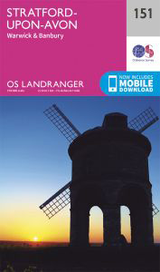 Walks on Ordnance Survey Landranger Map 151 Stratford-upon-Avon, Warwick & Banbury