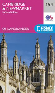 Walks on Ordnance Survey Landranger Map 154 Cambridge & Newmarket, Saffron Walden