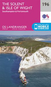 Walks on Ordnance Survey Landranger Map 196 The Solent & The Isle of Wight, Southampton & Portsmouth