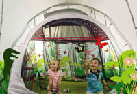 Kids camp in style with their very own Outwell bedrooms