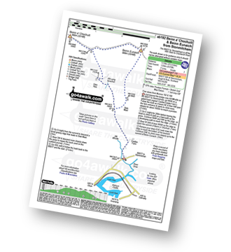 Walk route map with easy-to-follow route instructions for walk ab192 Beinn a' Chochuill and Beinn Eunaich from Stonmilcham pdf