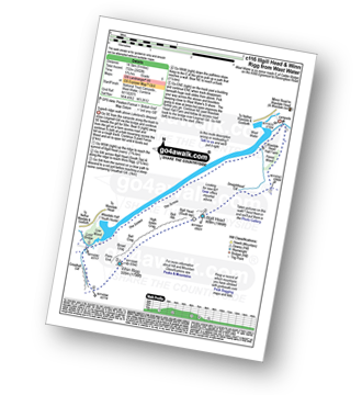 Walk route map with easy-to-follow route instructions for walk c116 Illgill Head and Whin Rigg from Wasdale Head, Wast Water pdf