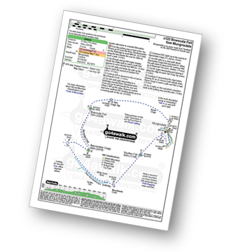 Walk route map with easy-to-follow route instructions for walk c122 Bowscale Fell from Mungrisdale pdf