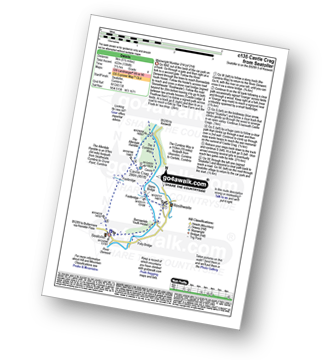 Walk route map with easy-to-follow route instructions for walk c135 Castle Crag and Rosthwaite from Seatoller pdf