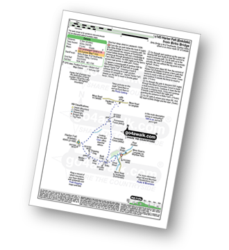 Walk route map with easy-to-follow route instructions for walk c145 Harter Fell (Eskdale) from Birks Bridge pdf