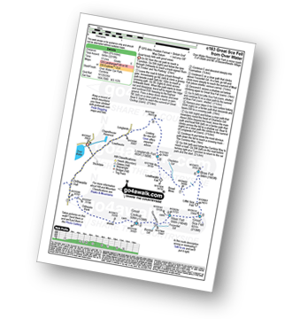 Map with easy-to-follow route details for walk c163 Great Sca Fell from Over Water pdf