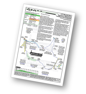 Walk route map with easy-to-follow route instructions for walk c177 Baystones and Wansfell Pike from Ambleside pdf