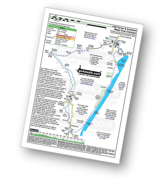 Walk route map with easy-to-follow route instructions for walk c182 Torver and Coniston Water from Coniston pdf