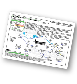 Walk route map with easy-to-follow route instructions for walk c195 Castle How and Blea Rigg from Grasmere pdf