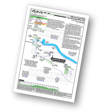 Map with easy-to-follow route details for walk c199 Iron Crag and Grike from Ennerdale Water pdf