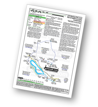 Walk route map with easy-to-follow route instructions for walk c275 Darling Fell, Low Fell and Fellbarrow from Loweswater pdf