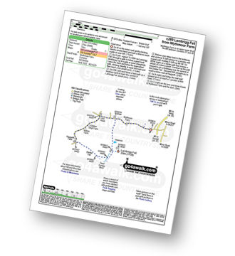 Walk route map with easy-to-follow route instructions for walk c289 Lambrigg Fell from Wythmoor Farm pdf