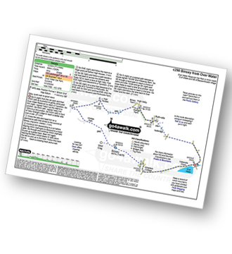 Walk route map with easy-to-follow route instructions for walk c290 Binsey from Over Water pdf